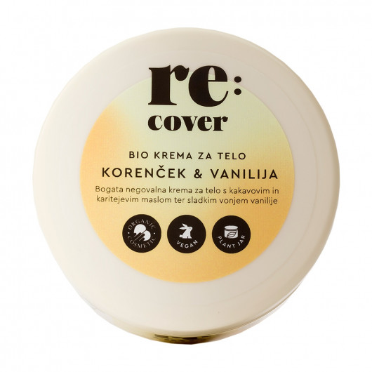 BIO krema za telo s karitejevim in kakavovim maslom